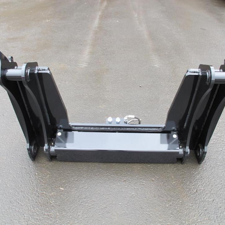 Cat 444F  -  Volvo Quick Hitch Adapter